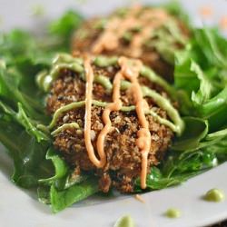 Crab Cakes with Spicy Avocado Sauce