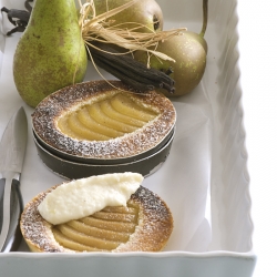 Vanilla Pear Almond Tart