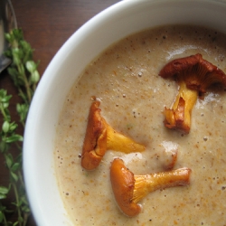 Roasted Wild Mushroom Soup