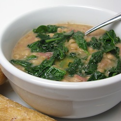 Bean & Spinach Soup