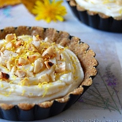 Hazelnut, Lemon & Mascarpone tart