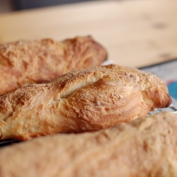 Small No-knead Baguettes