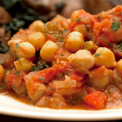 Chickpea Stew with Preserved Lemons