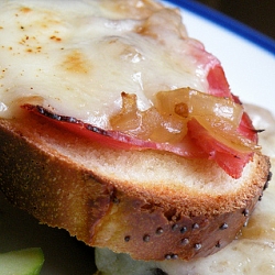 French Onion Croque Monsieur