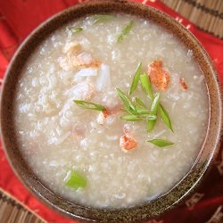 Lobster Congee from a Lobster Feast