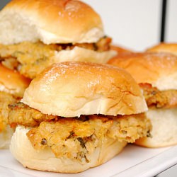 Chicken, Cheddar & Apple Sliders