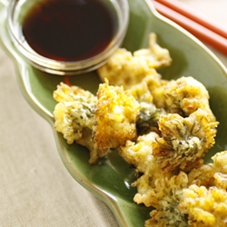 Golden Dandelion Tempura Blooms