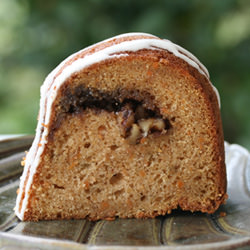 Cinnamon Ripple Sweet Potato Bundt