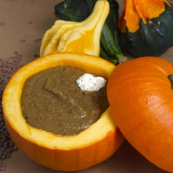 Pumpkin Lentil Soup