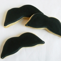 Mustache Cookies