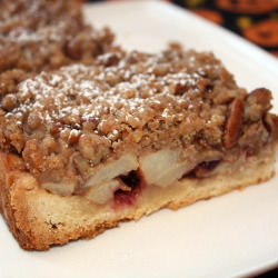 Pear and Cranberry Bars