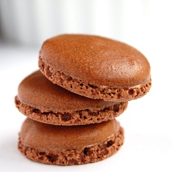 Chocolate Macaron Shells