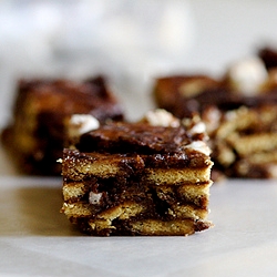 S’mores Icebox Candy Bars