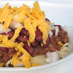 Cincinnati-Style Chili, Five Way