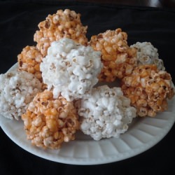 Spooky Popcorn Balls