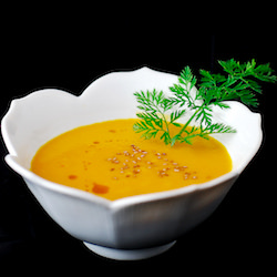 Spicy Gingered Carrot Soup