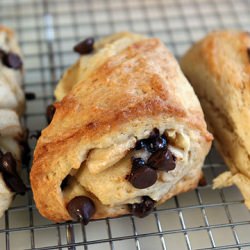 Pear & Chocolate Scones