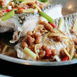 Steamed Carp Belly w/ Bean Paste