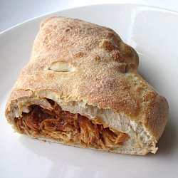 BBQ Pulled Chicken Calzone