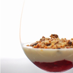 Rhubarb Compote and Crumble Yogurt