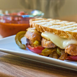 Sausage & Peppers Panini