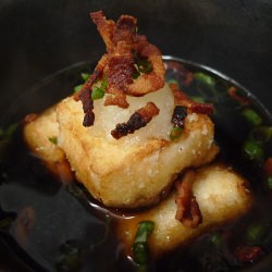 Bacon Agedashi Tofu