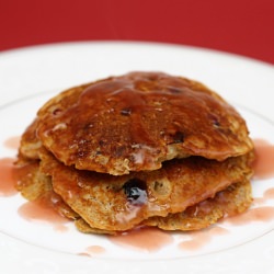 Oat Bran Cranberry Pancakes