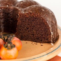 Persimmon Cake with Dates