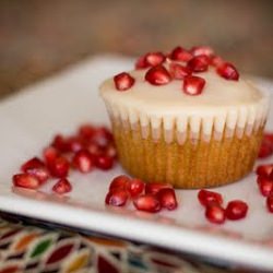 Pomegranate Mojito Cupcakes