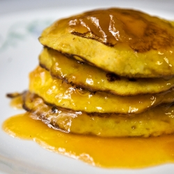 Roast Pumpkin Pancakes