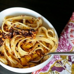 Squash, Chorizo & Hazelnut Pasta