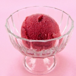 Cranberry Chambord Sorbet