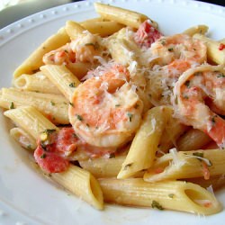 Penne w/Shrimp & Herbed Cream Sauce