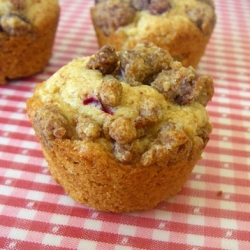 Mini Pear Cranberry Muffin