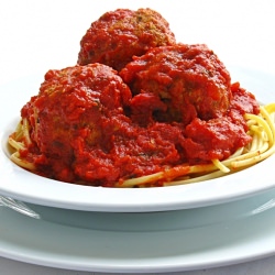 Spaghetti & Homemade Meatballs