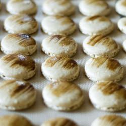 Coffee Vanilla Bean Macarons