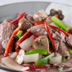 Thai Beef and Pepper Stir-fry