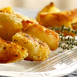 Crunchy Oven Roasted Herb Potatoes