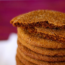 Sugar-Topped Molasses Spice Cookies