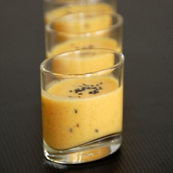 Pumpkin Cream with Black Sesame