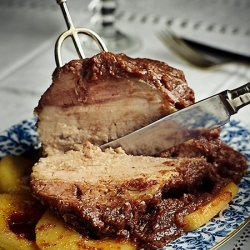 Roast Pork Loin with Sauce