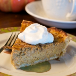 Pumpkin Black Walnut Pie