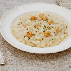 Castelmagno and Hazelnut Risotto