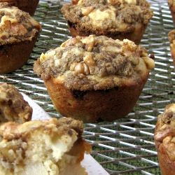 Pear Walnut Muffins