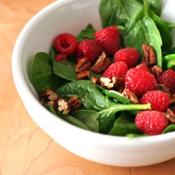 Spinach & Raspberry Salad