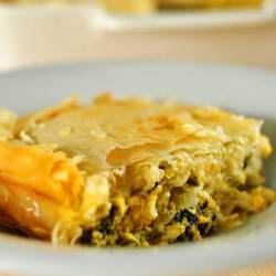 Pumpkin, Spinach and Feta Pie