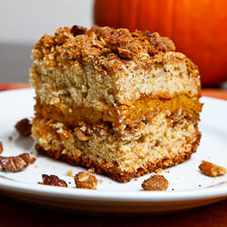 Sour Cream Pumpkin Coffee Cake