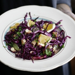 Crispy Red Cabbage Salad