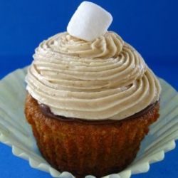 Fluffernutter Cupcakes