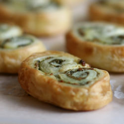 Pesto Palmiers Appetizers